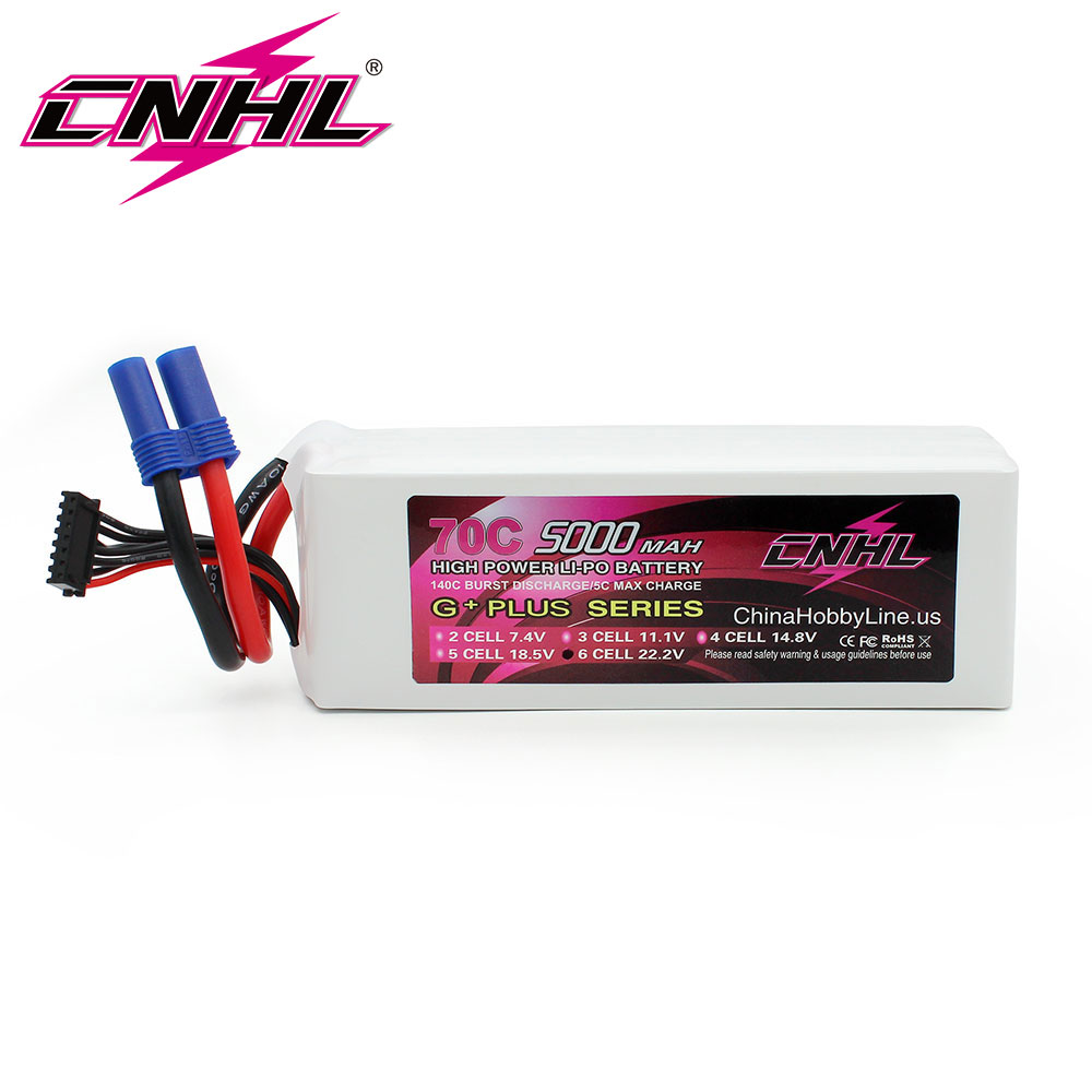 6S Lipo Battery 22.2V 5000Mah - Cnhl Lipo 6S 22.2V Batterij 5000Mah