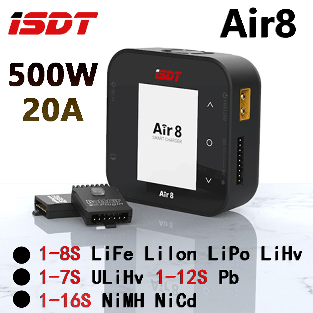 Isdt Air8 8S Lipo Charger - ISDT Air8 DC 500W Smart Balance