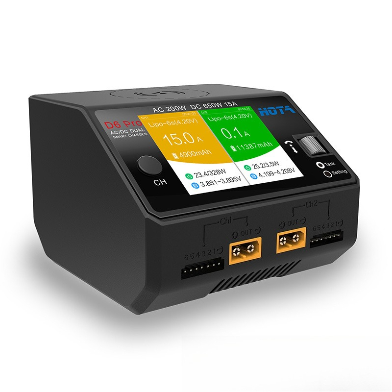 HOTA D6 Pro 650W 200W Dual Pow - Hota D6 Pro Dual Lipo Charger recensie en prijs
