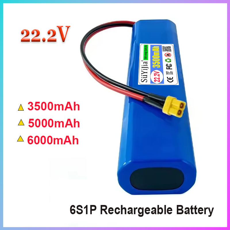 Hoge capaciteit 6S1P 22,2V 500 - 6S Lipo Battery 22.2V 5000Mah recensie en prijs
