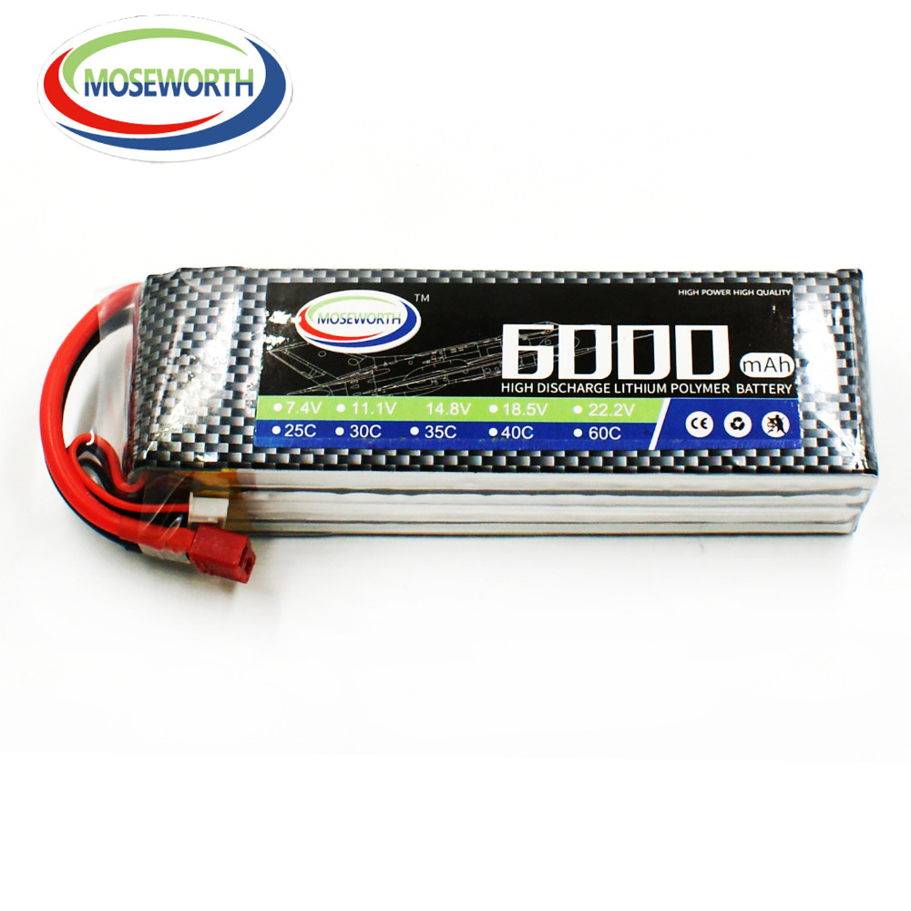 4S 14.8V 6000mAh RC Speelgoed  - 4S Lipo Battery 14.8V 6000Mah recensie en prijs