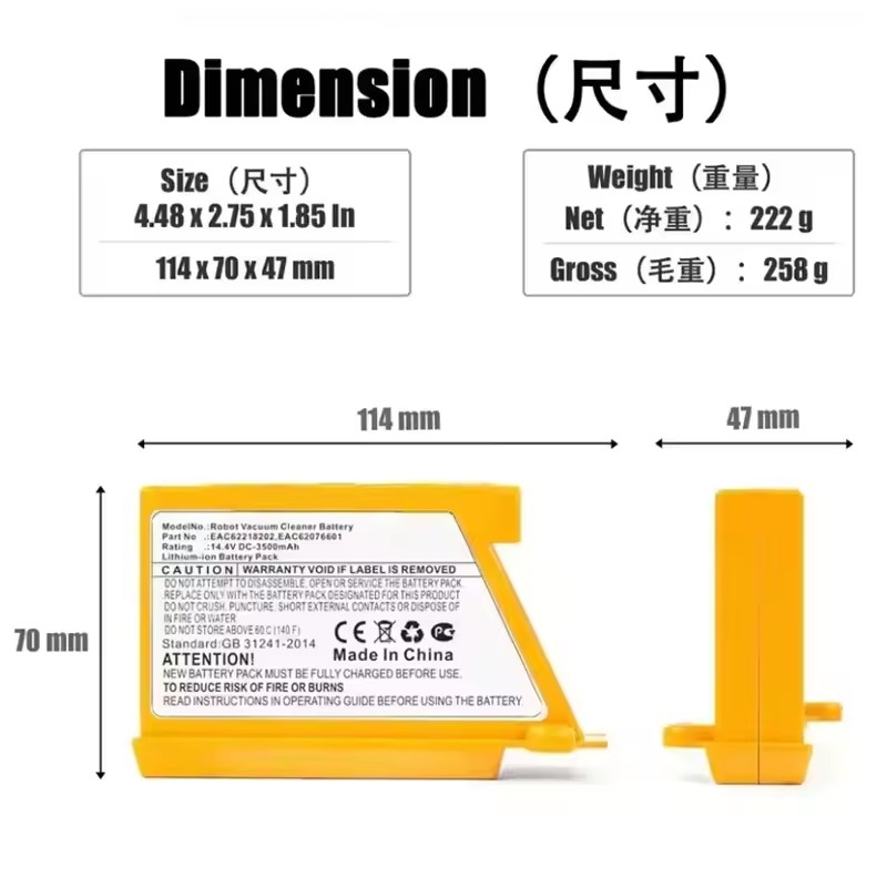 Nieuwe 14.4V 5.0Ah Voor LG Veg - 4S Lipo Battery 14.8V 6000Mah recensie en prijs