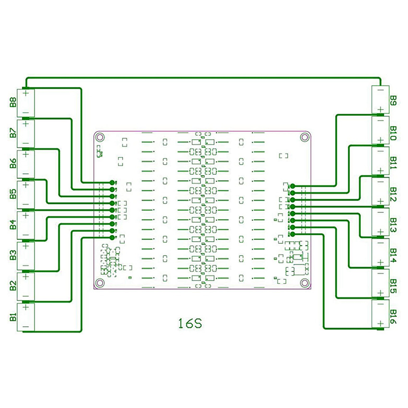 4X 12S 13S 14S 15S 16S Actieve - 12S Lipo Battery Balancing Board recensie en prijs