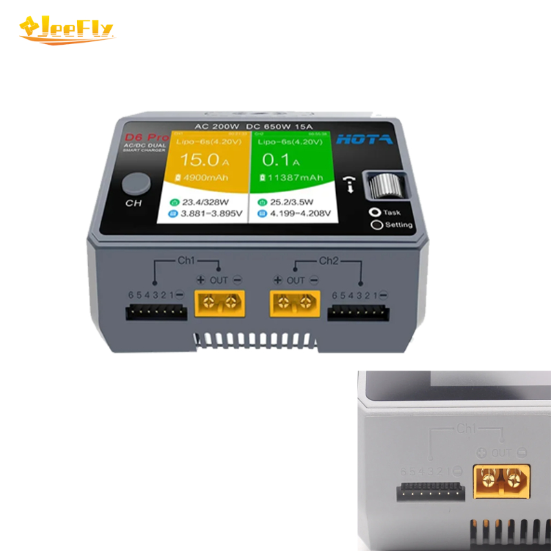 HOTA D6 Pro 650W Dual Channel  - Hota D6 Pro Dual Lipo Charger recensie en prijs