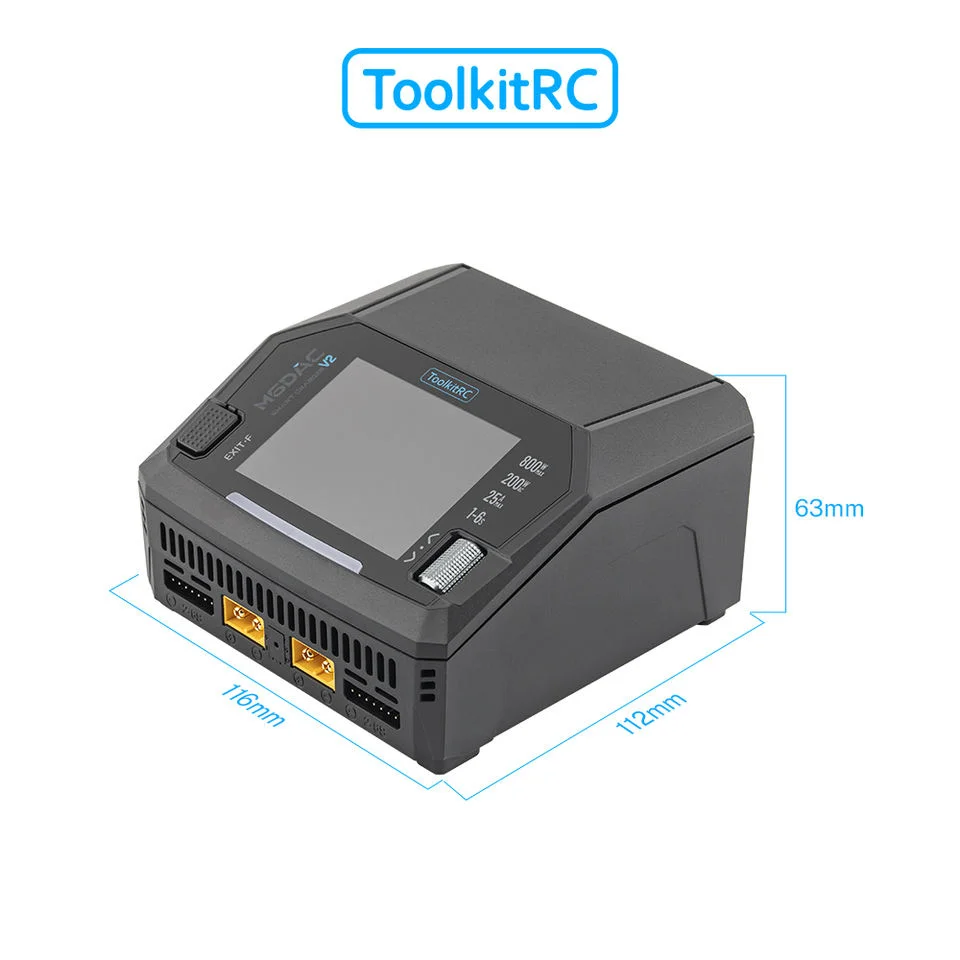 ToolkitRC M6DAC V2 Pro Smart L - Toolkitrc M6Dac Smart Charger recensie en prijs